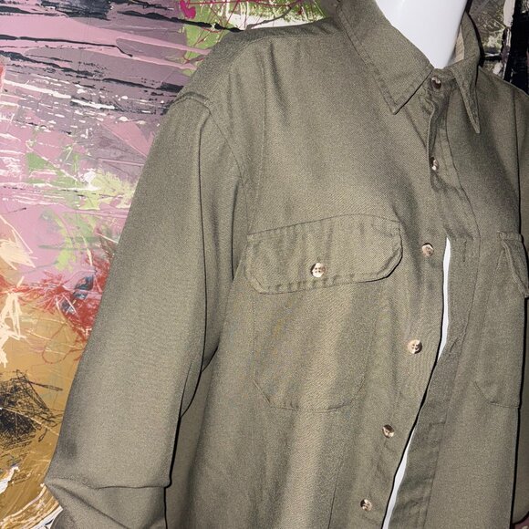 Vintage Cabela's Green Button Up XL - Picture 1 of 10
